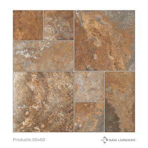 Ceramica San Lorenzo - Cotto Pizarra Café - 50X50