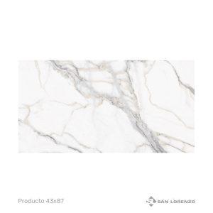 Ceramica San- Lorenzo - Mármol Alhambra-Blanco - 43x87