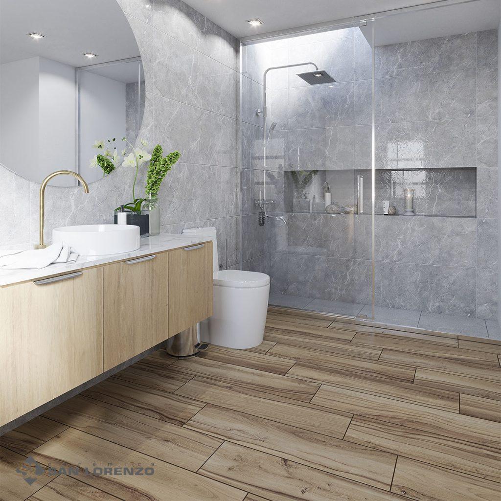 Ceramica San Lorenzo - Marmol San Fermin Gris - 43x87