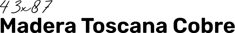 Ceramica San Lorenzo - MADERA TOSCANA COBRE-43X87-FACHADA-BULEVAR-NEGRO-31X60